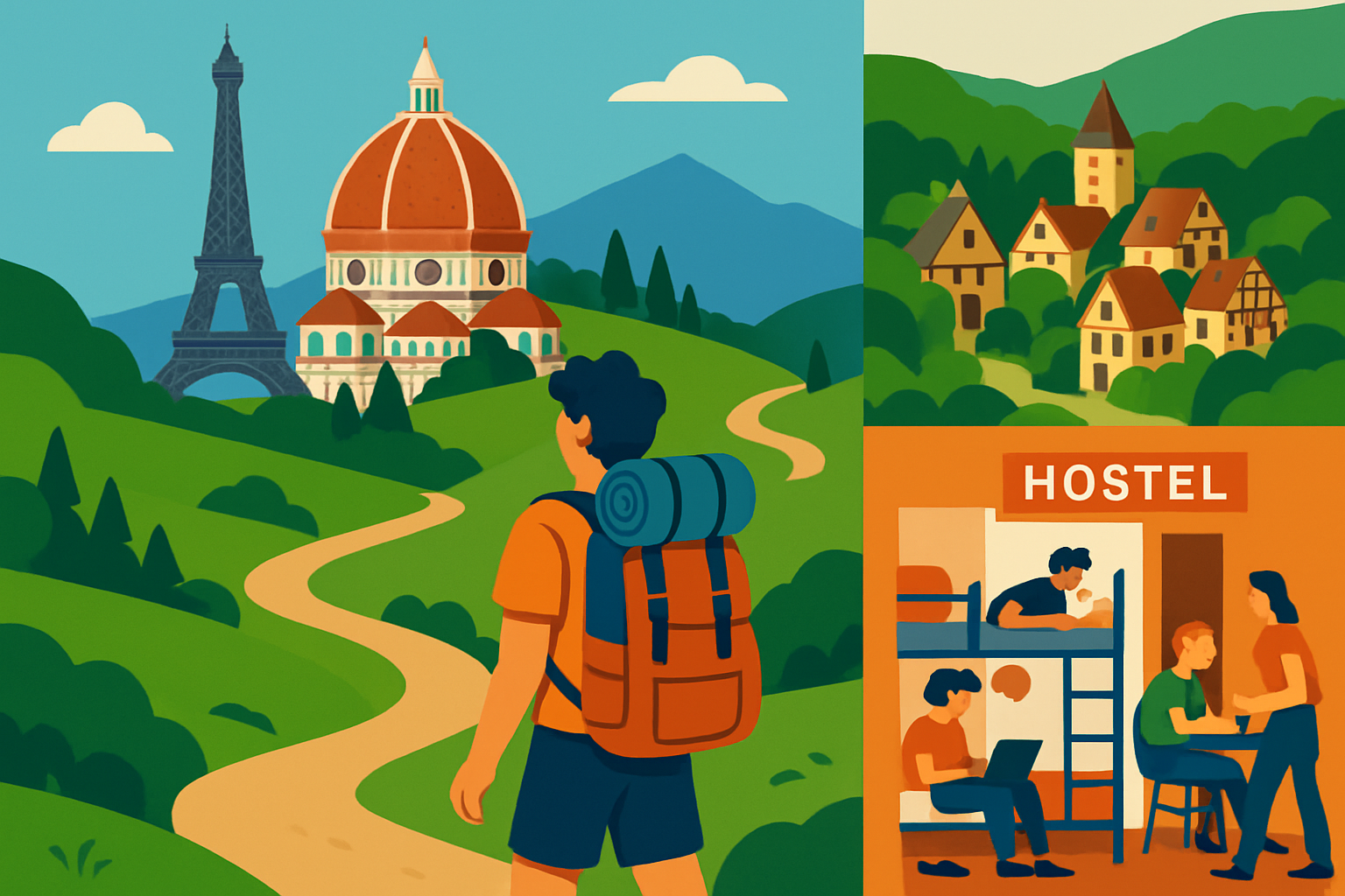 Europe Backpacking Trip Route With Hidden Gems To Explore