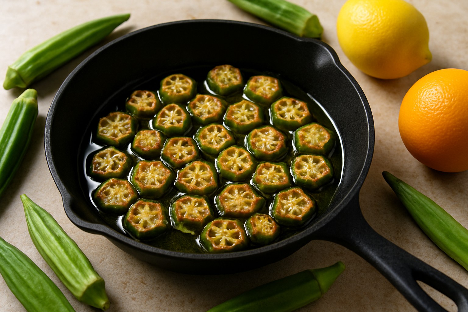 Can You Fry Okra in Olive Oil Without Losing Texture?